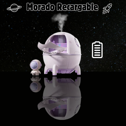 Humidificador Especial ASH™ con luz LED y Carga USB-Diseño Futurista y Silencioso